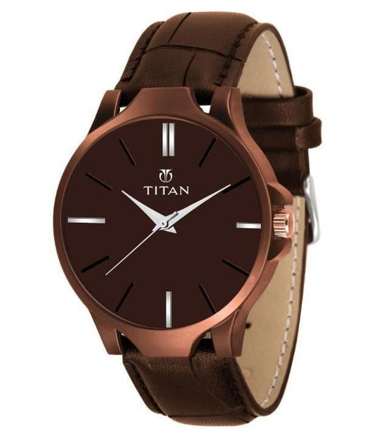 Titan Original Branded Men's Analog Leather Watch