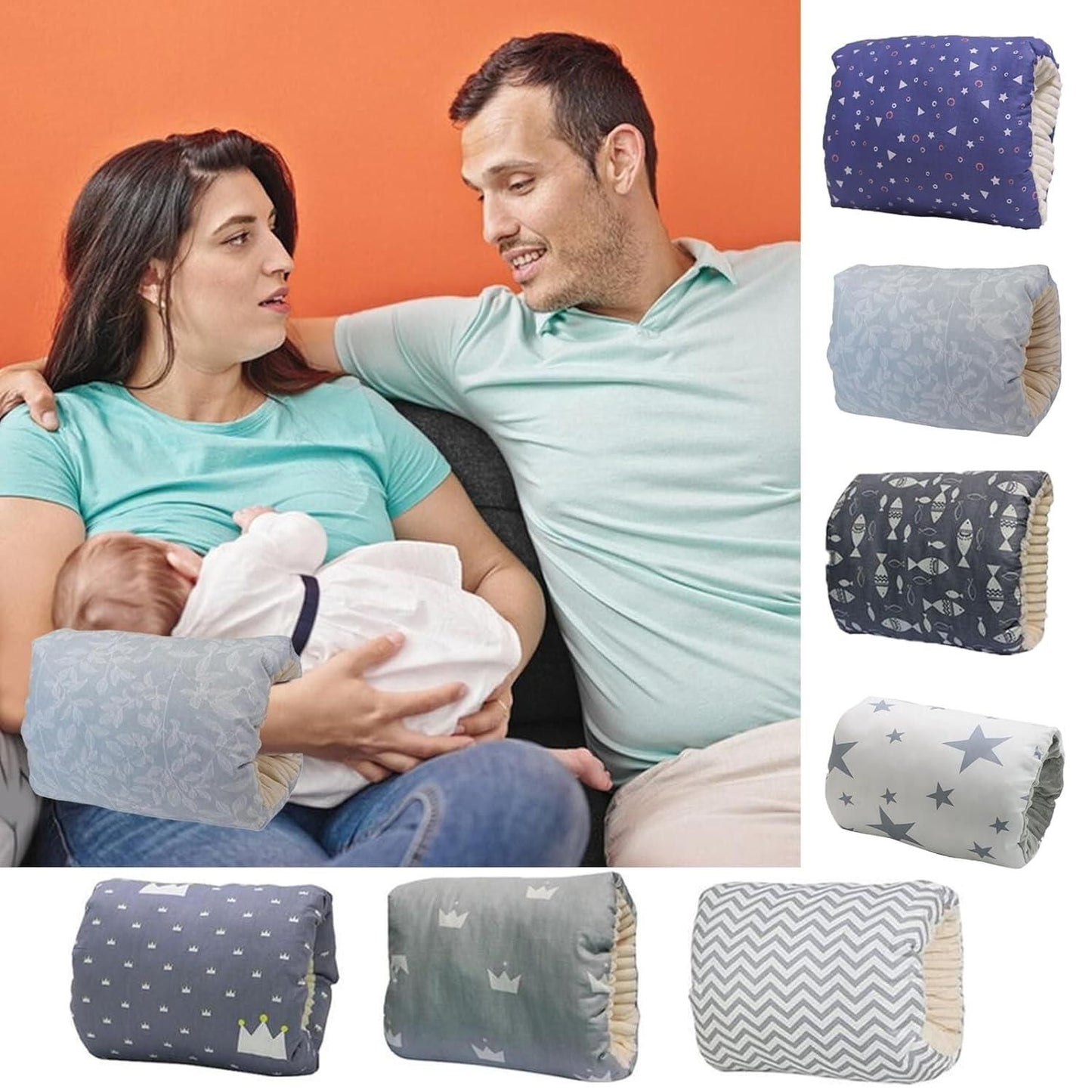 Cozie Cradle Baby Pillow for feedind and sleeping.